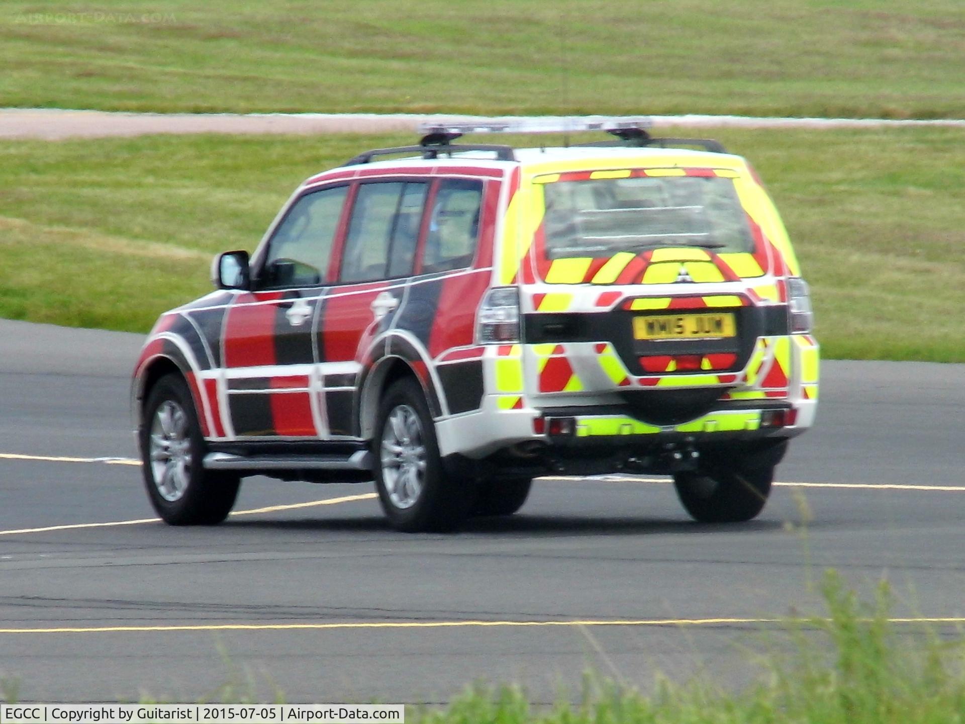 Manchester Airport, Manchester, England United Kingdom (EGCC) - Airfield ops vehicle at Manchester