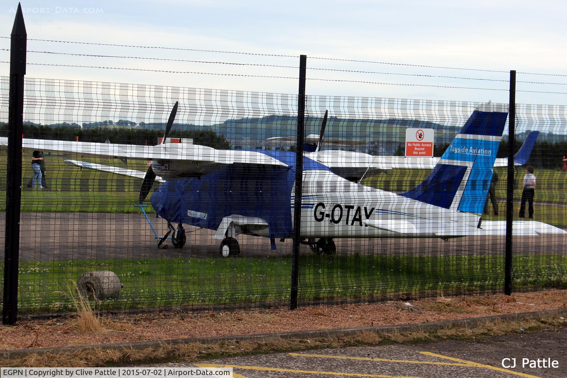 Dundee Airport, Dundee, Scotland United Kingdom (EGPN) - Great security but impedes good photography at Dundee Riverside EGPN