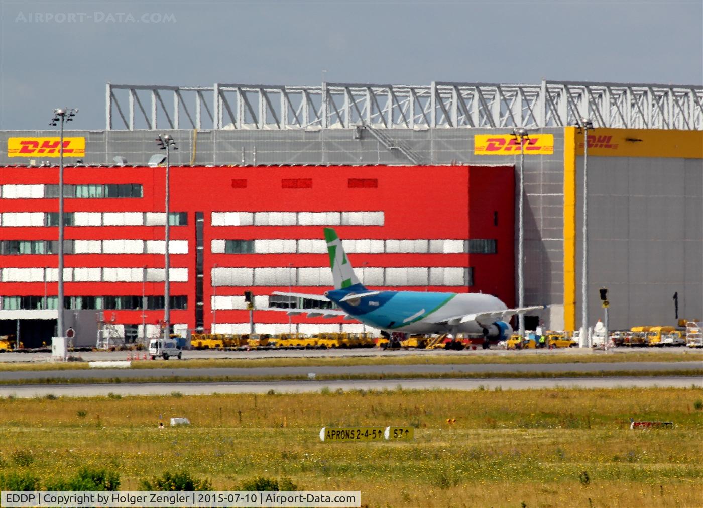 Leipzig/Halle Airport, Leipzig/Halle Germany (EDDP) - Lonesome Lora is waiting on apron 4 for a load of parcels...