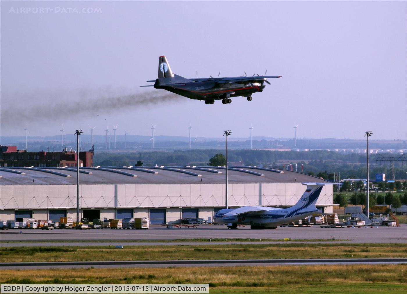 Leipzig/Halle Airport, Leipzig/Halle Germany (EDDP) - A ukrainian-russian encounter at apron 2.....