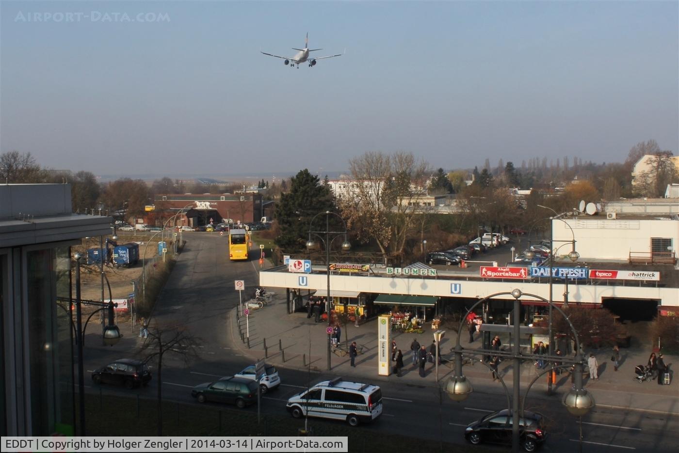 Tegel International Airport (closing in 2011), Berlin Germany (EDDT) - What a tremendous view on very final track for rwy 26L...