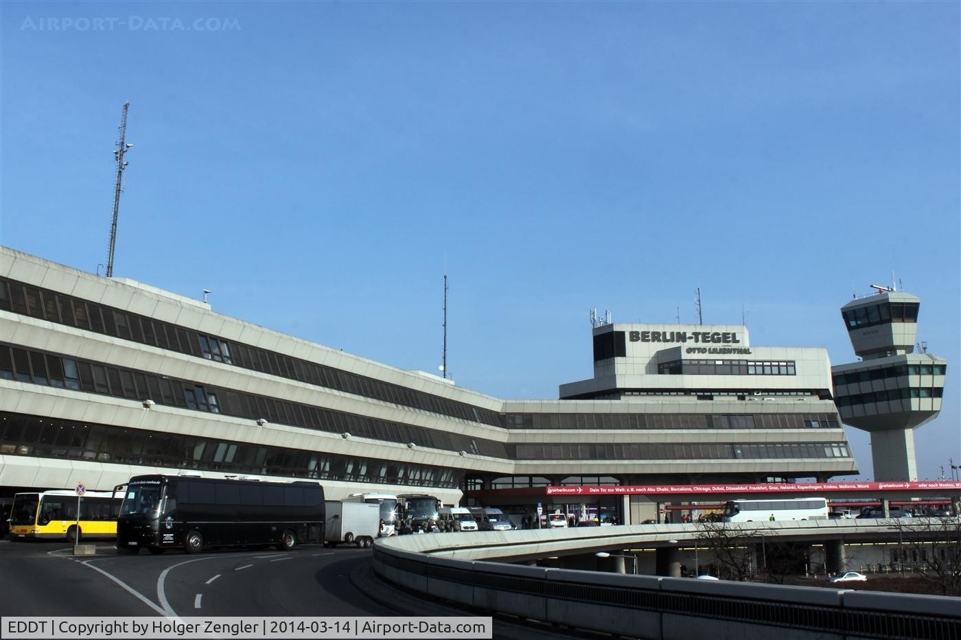 Tegel International Airport (closing in 2011), Berlin Germany (EDDT) - TXL main building and tower.....
