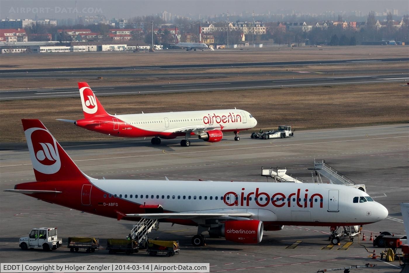 Tegel International Airport (closing in 2011), Berlin Germany (EDDT) - Three-level view...