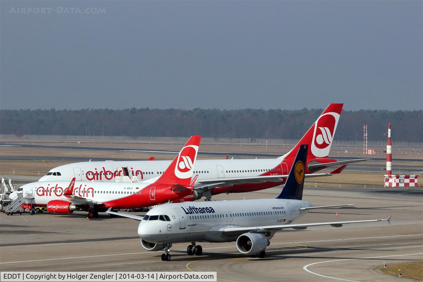 Tegel International Airport (closing in 2011), Berlin Germany (EDDT) - How it looks on TXL aprons and taxiways....