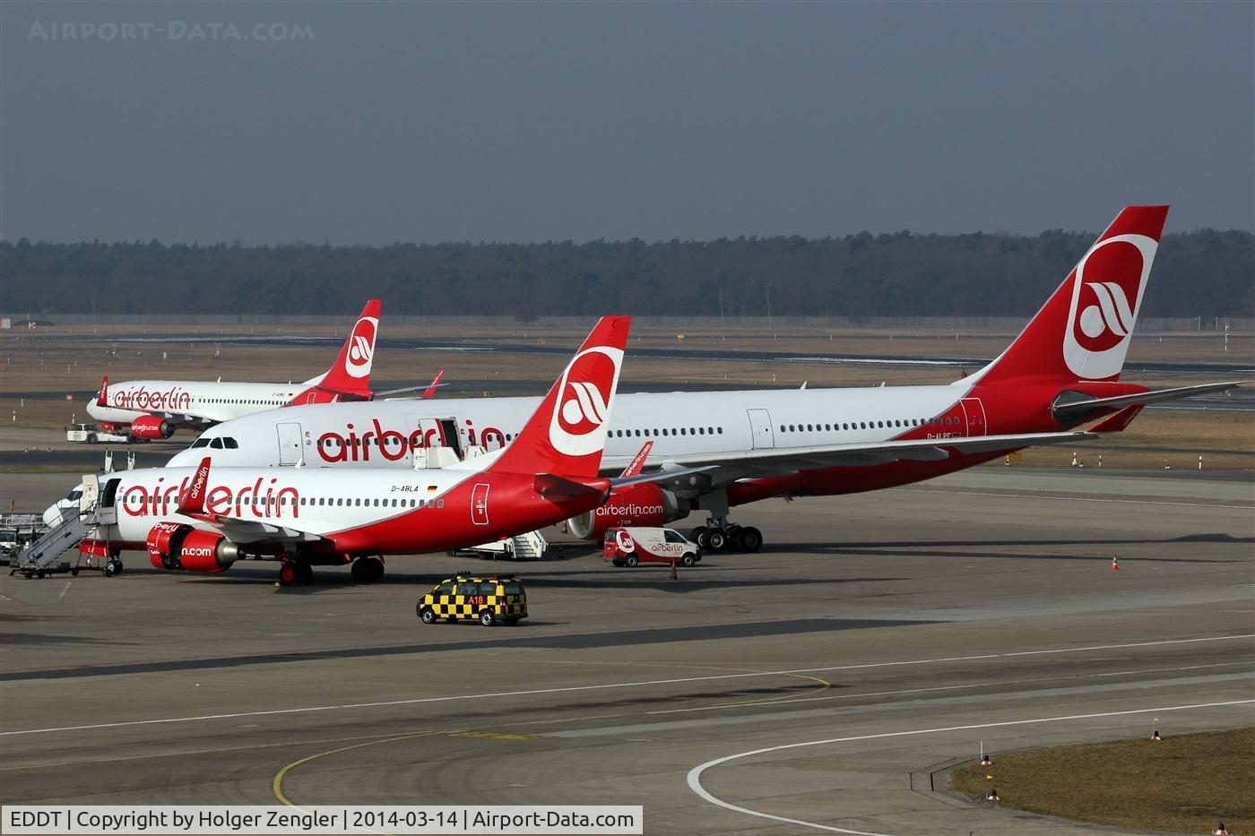 Tegel International Airport (closing in 2011), Berlin Germany (EDDT) - A dream in red and white and a potato bug....