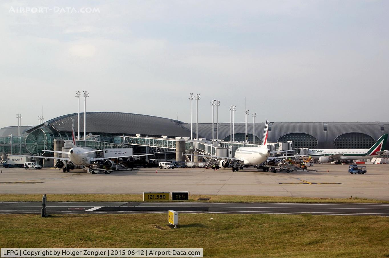 Paris Charles de Gaulle Airport (Roissy Airport), Paris France (LFPG) - At terminal 2...