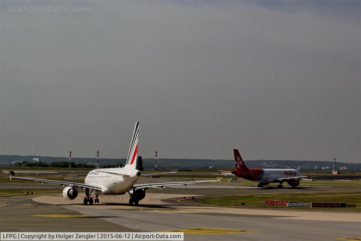 Paris Charles de Gaulle Airport (Roissy Airport), Paris France (LFPG) - We are number three for departure on rwy 26R...