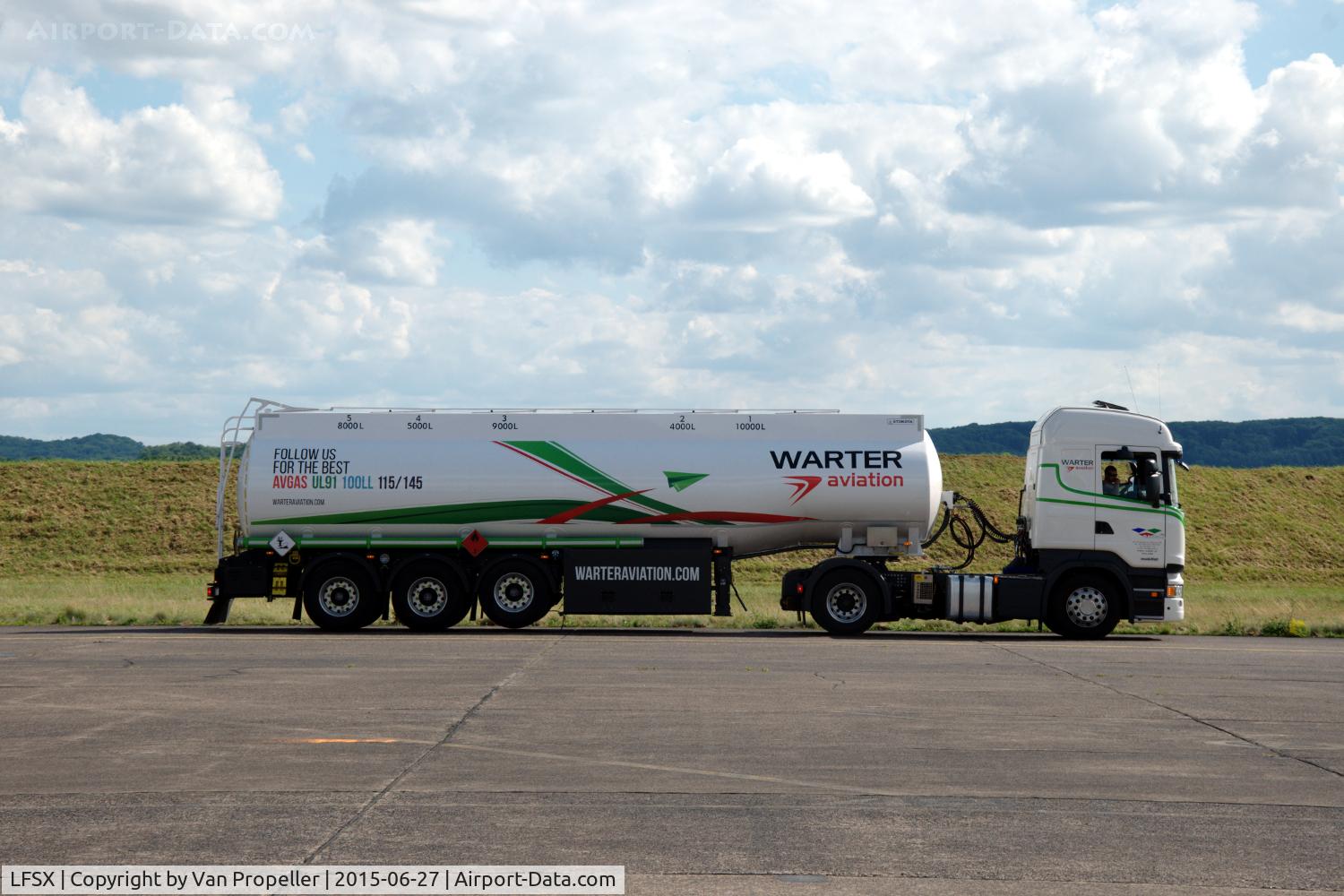 LFSX Airport - Fuel supplier at the 2015 Meeting Aerienne at Luxeuil Saint Sauveur Air Base, France.
