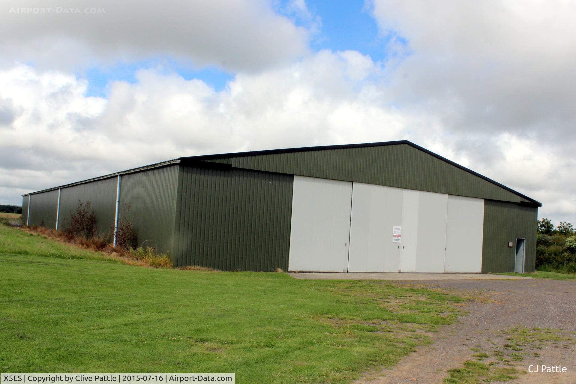 X5ES Airport - The Joshy Lads hangar at Eshott X5ES