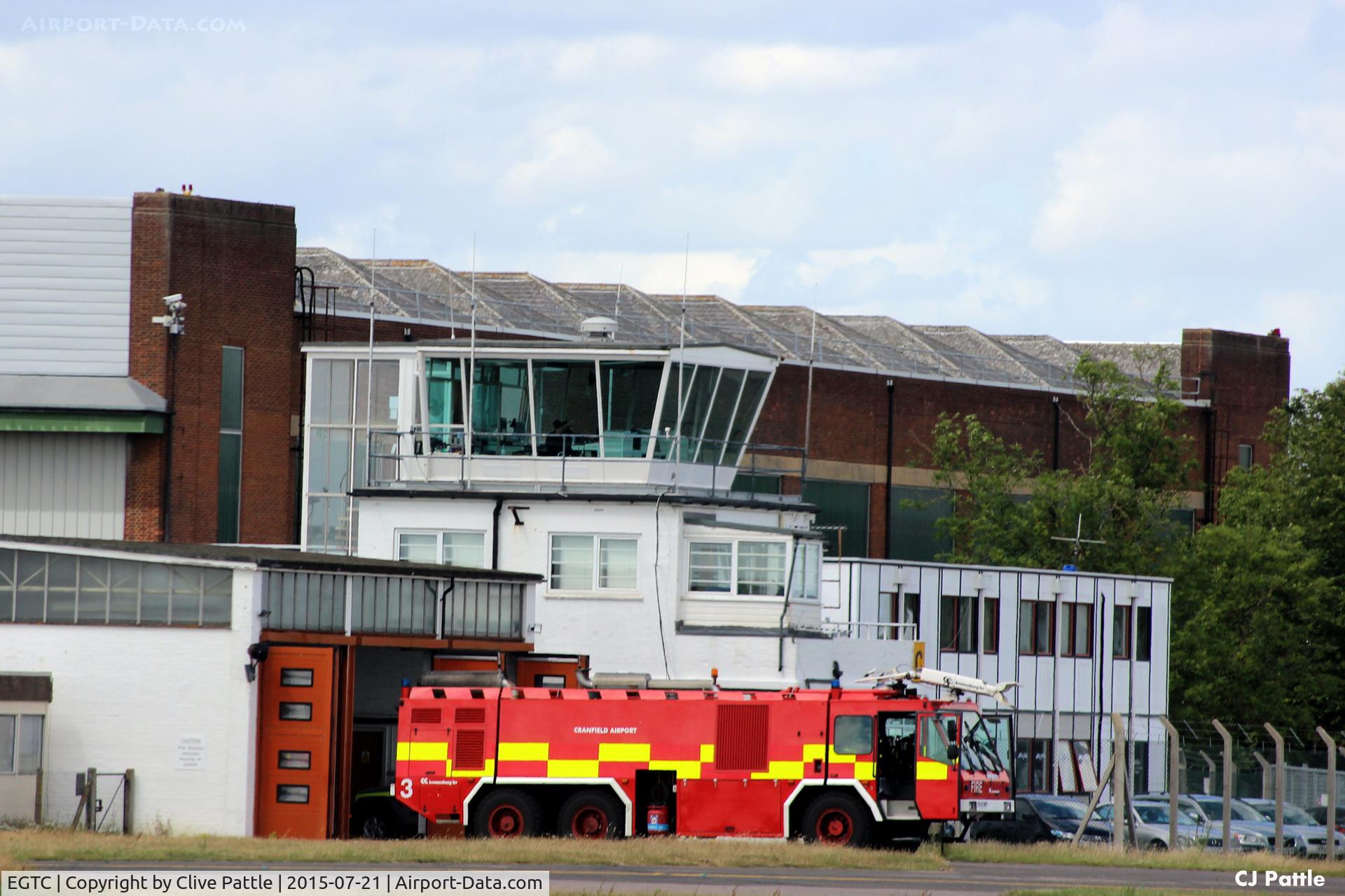 Cranfield Airport, Cranfield, England United Kingdom (EGTC) - The ATC Tower at Cranfield EGTC, Bedfordshire, UK.