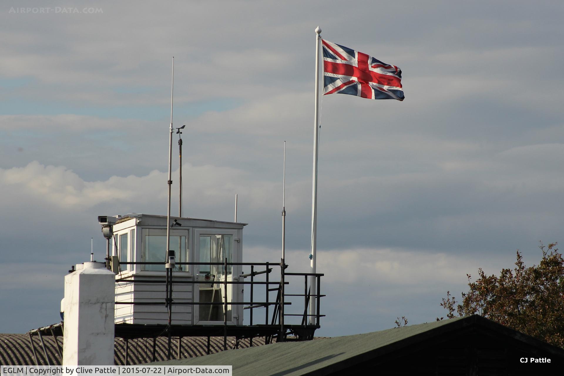 White Waltham Airfield Airport, White Waltham, England United Kingdom (EGLM) - Close-up of the Tower at White Waltham EGLM