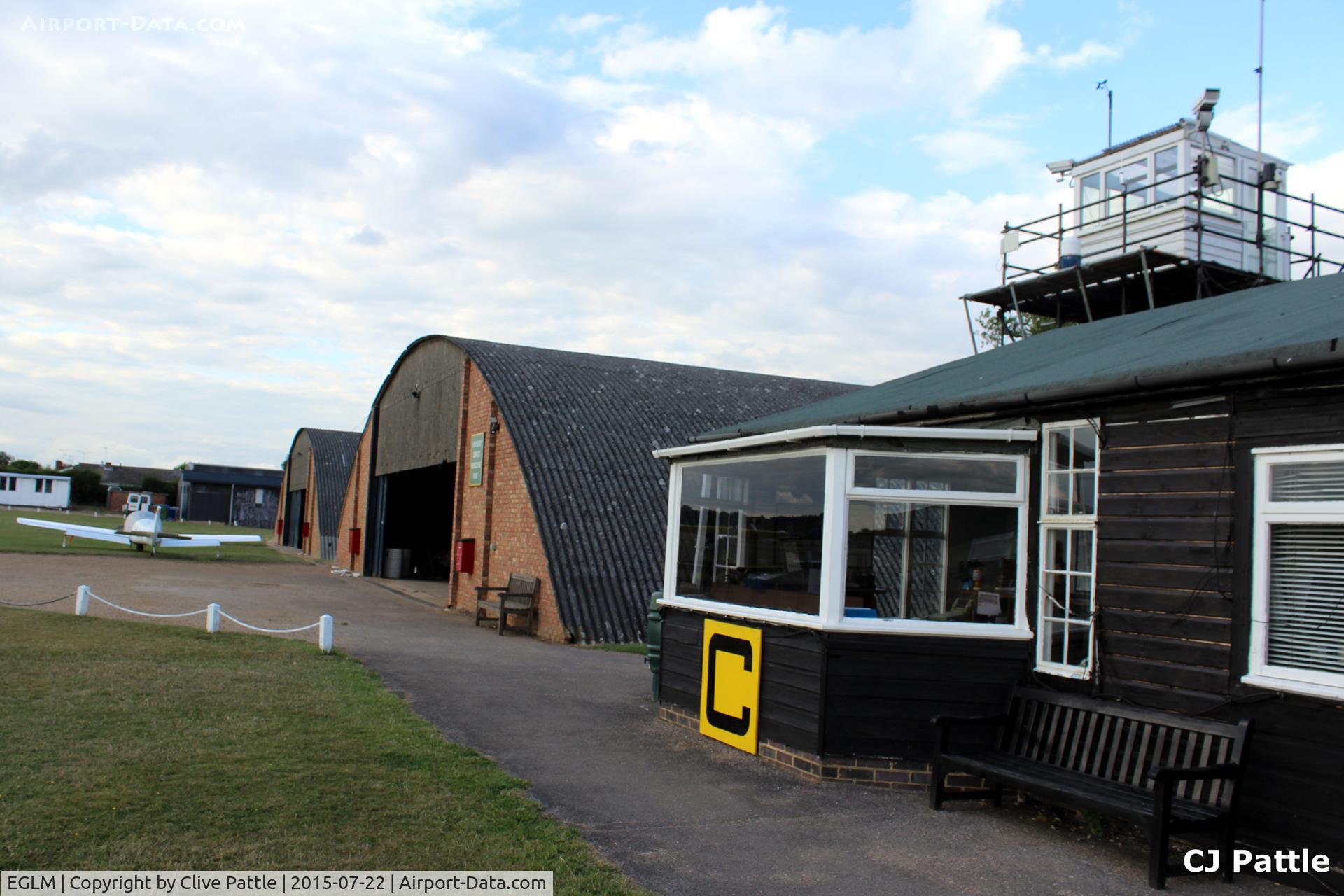 White Waltham Airfield Airport, White Waltham, England United Kingdom (EGLM) - The Clubhouse and hangars at White Waltham EGLM