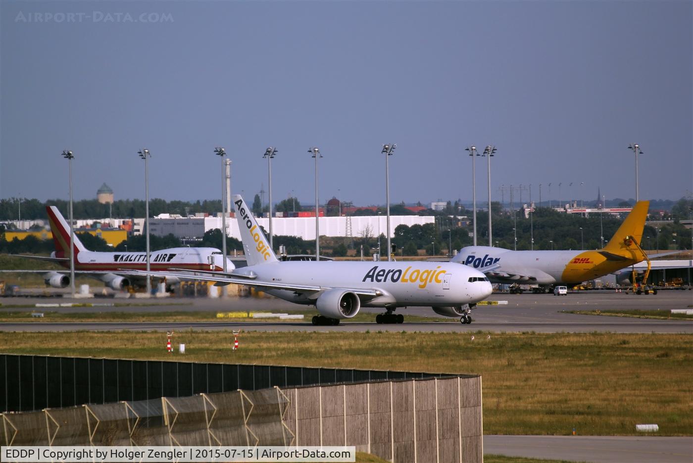 Leipzig/Halle Airport, Leipzig/Halle Germany (EDDP) - View over apron 5...