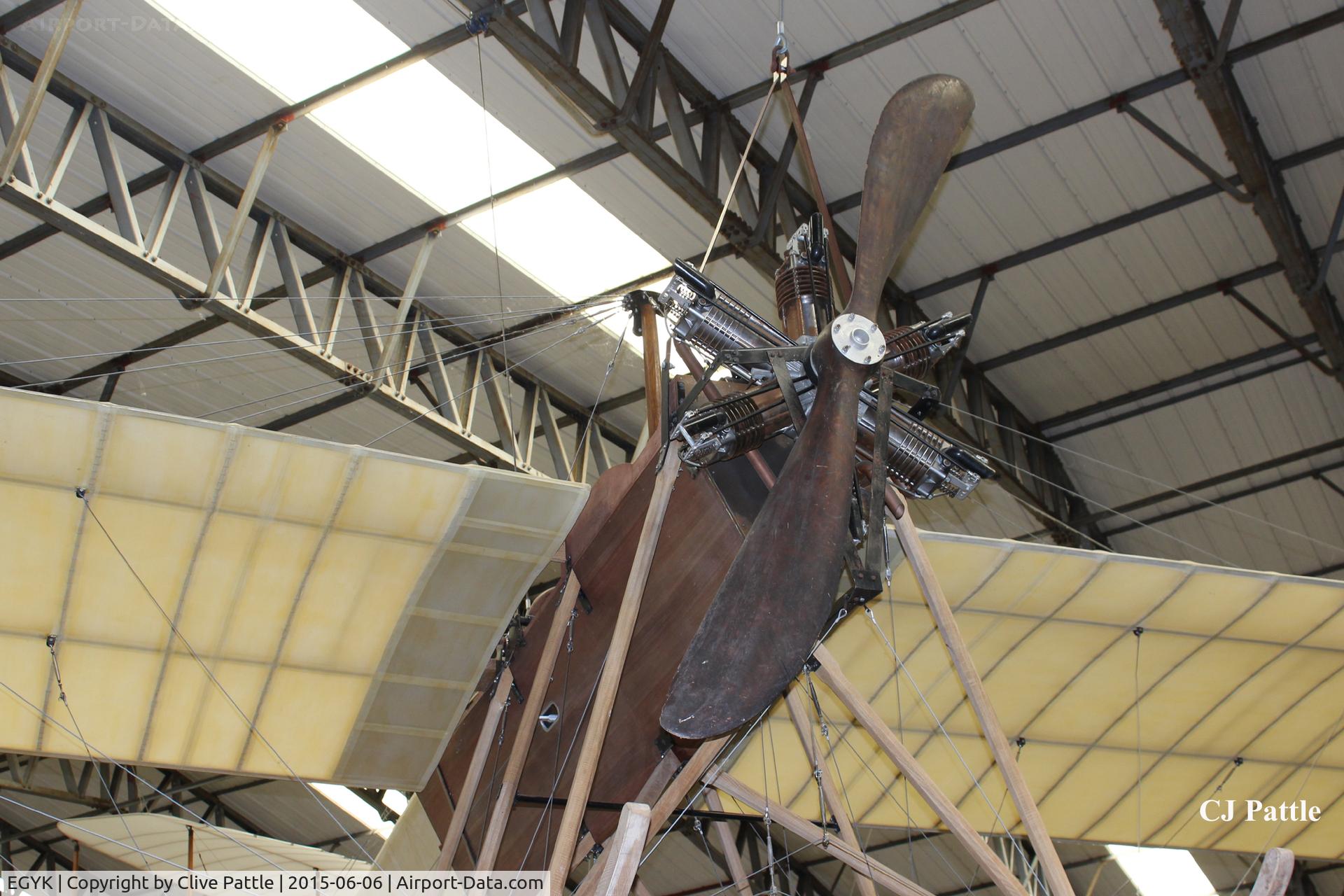 EGYK Airport - A view inside one of the exhibition hangars at the Yorkshire Air Museum at Elvington EGYK