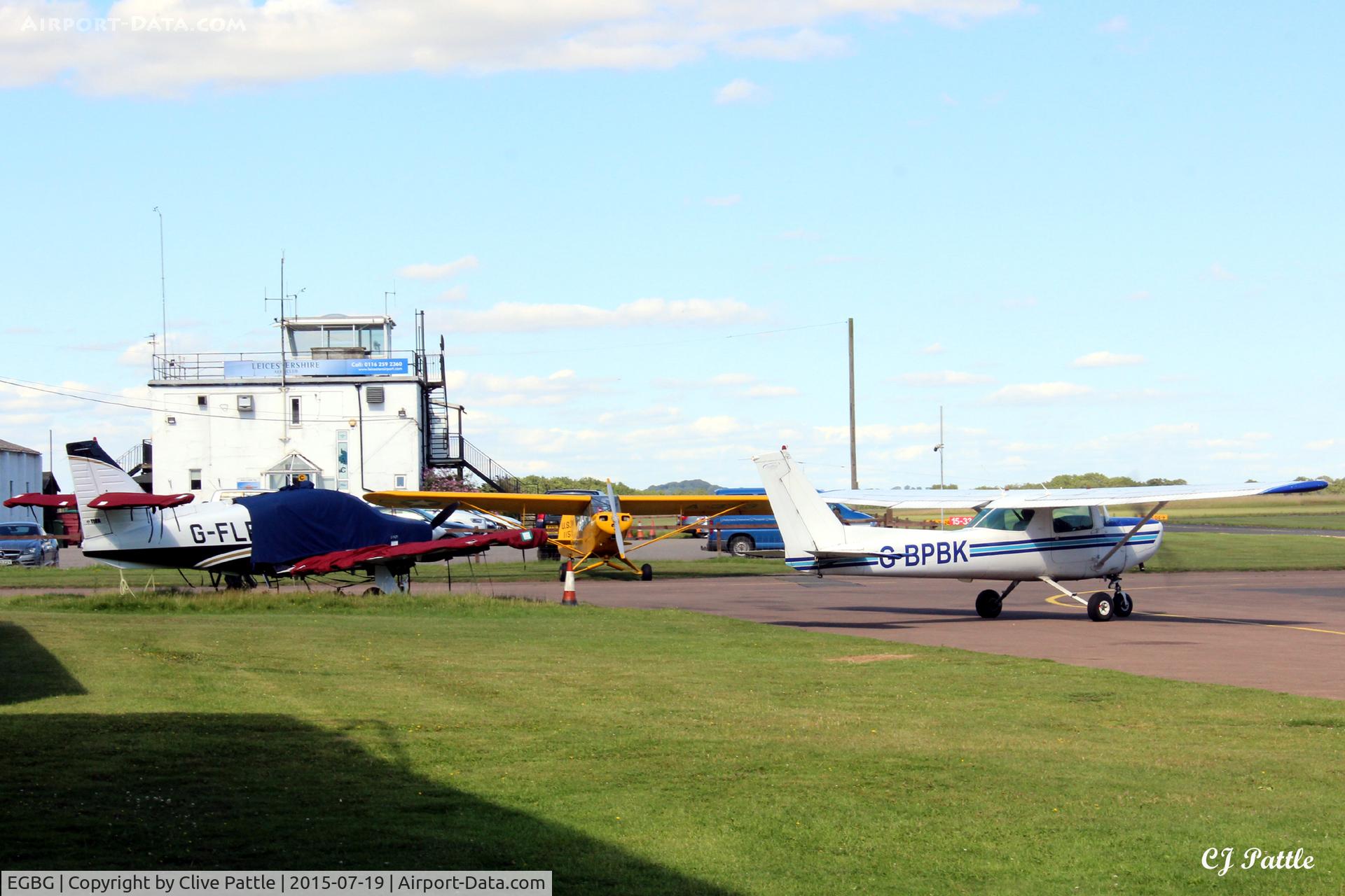 Leicester Airport, Leicester, England United Kingdom (EGBG) - A general shot of the airfield at Leicester EGBG