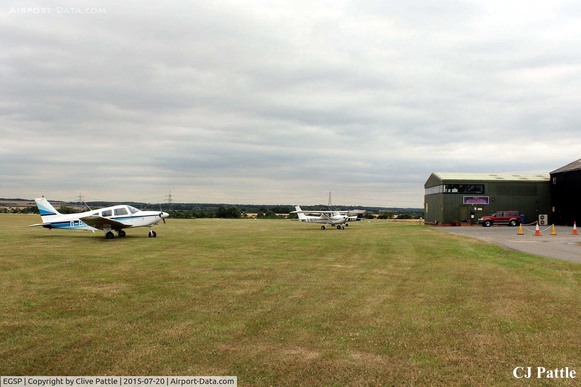 Peterborough/Sibson Airport, Peterborough, England United Kingdom (EGSP) - A view across the airfield at Sibson EGSP