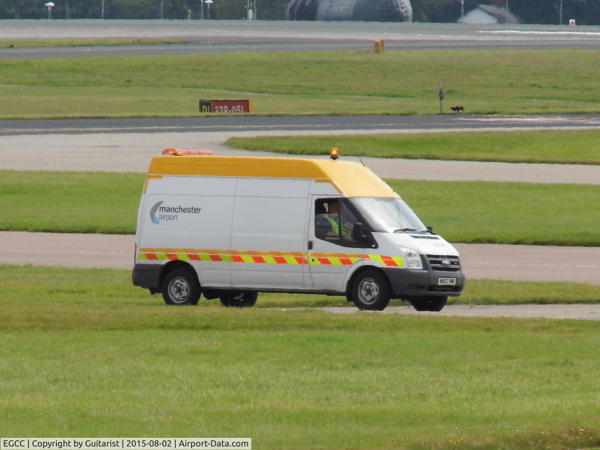 Manchester Airport, Manchester, England United Kingdom (EGCC) - Airfield ops vehicle at Manchester