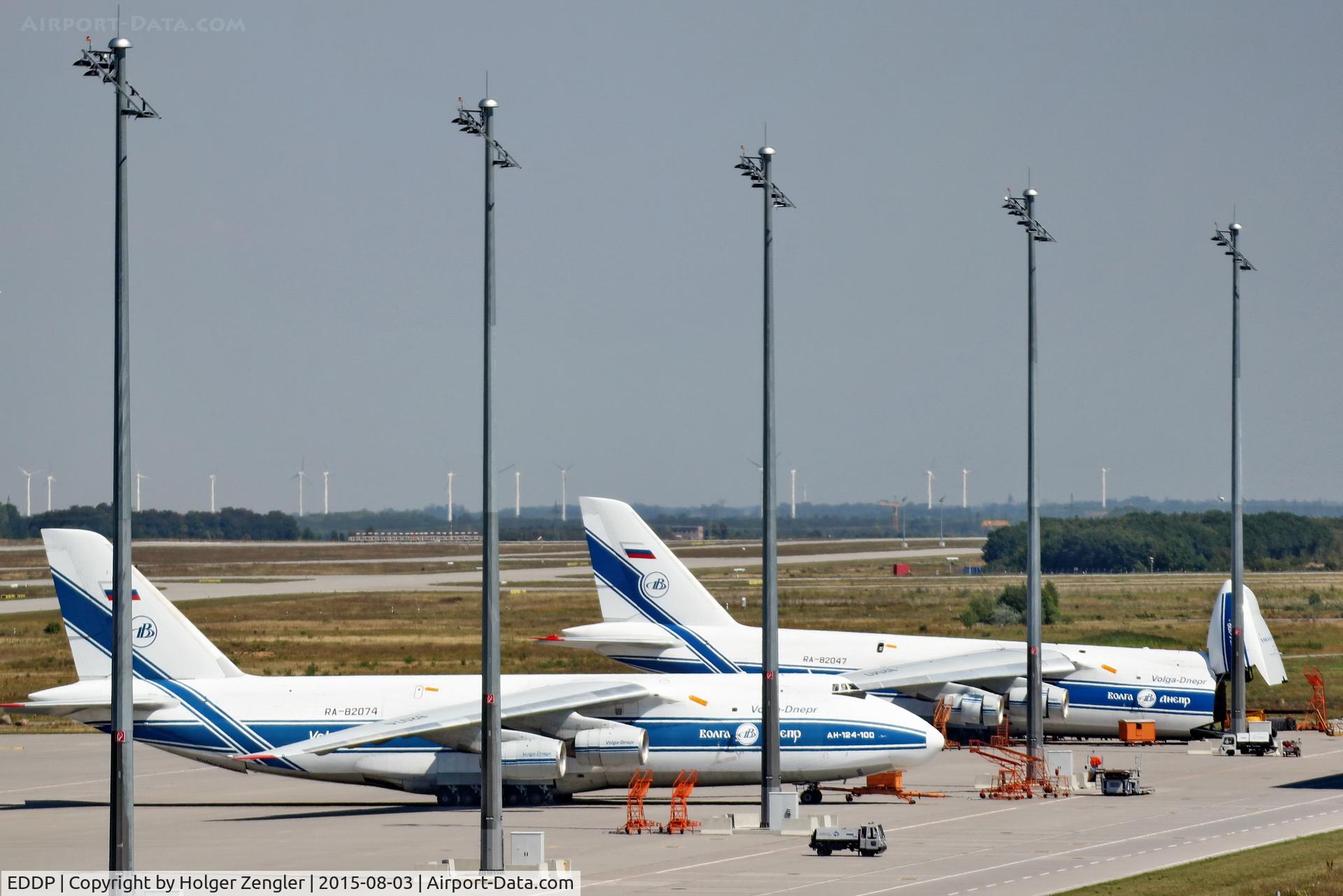 Leipzig/Halle Airport, Leipzig/Halle Germany (EDDP) - View down to apron 3.....