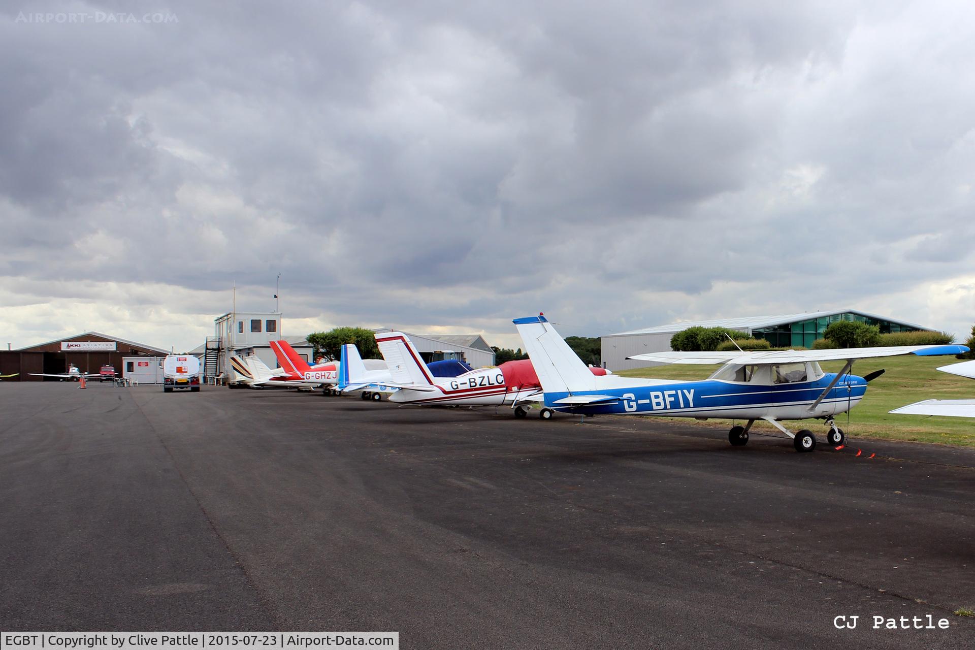 Turweston Aerodrome Airport, Turweston, England United Kingdom (EGBT) - Parked GA static at Turweston EGBT
