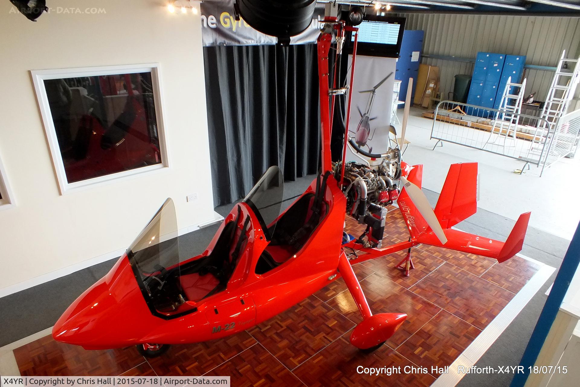 X4YR Airport - unregistered Magni M-22 Voyager at the Gyrocopter Experience, Rufforth Airfield
