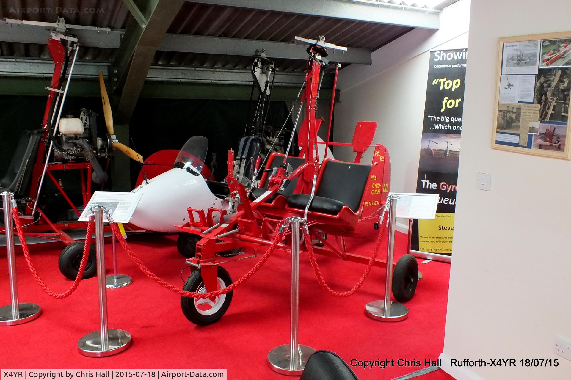 X4YR Airport - PFA Gyro-Glider 001 at the Gyrocopter Experience, Rufforth airfield, Yorkshire