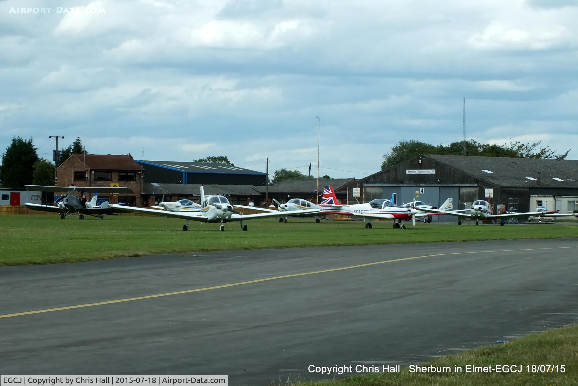 Sherburn-in-Elmet Airfield Airport, Sherburn-in-Elmet, England United Kingdom (EGCJ) - Sherburn in Elmet