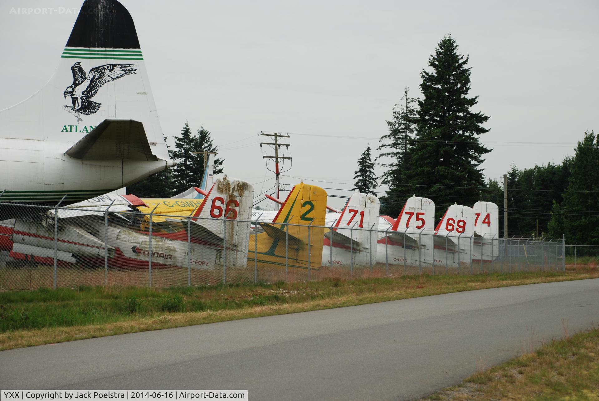 Abbotsford International Airport, Abbotsford, British Columbia Canada (YXX) - Conair storage at Abbotsford airport