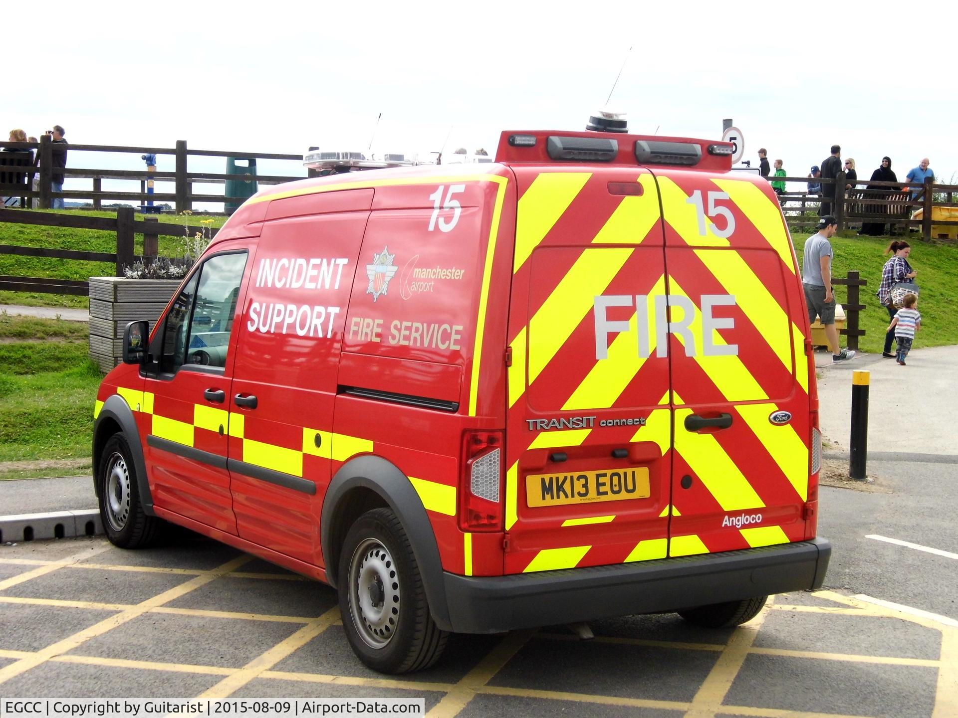 Manchester Airport, Manchester, England United Kingdom (EGCC) - Airport emergency vehicle at Manchester