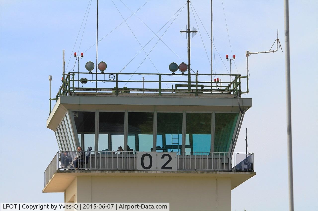 Tours Val de Loire Airport, Tours France (LFOT) - Control tower, Tours air base (LFOT-TUF)