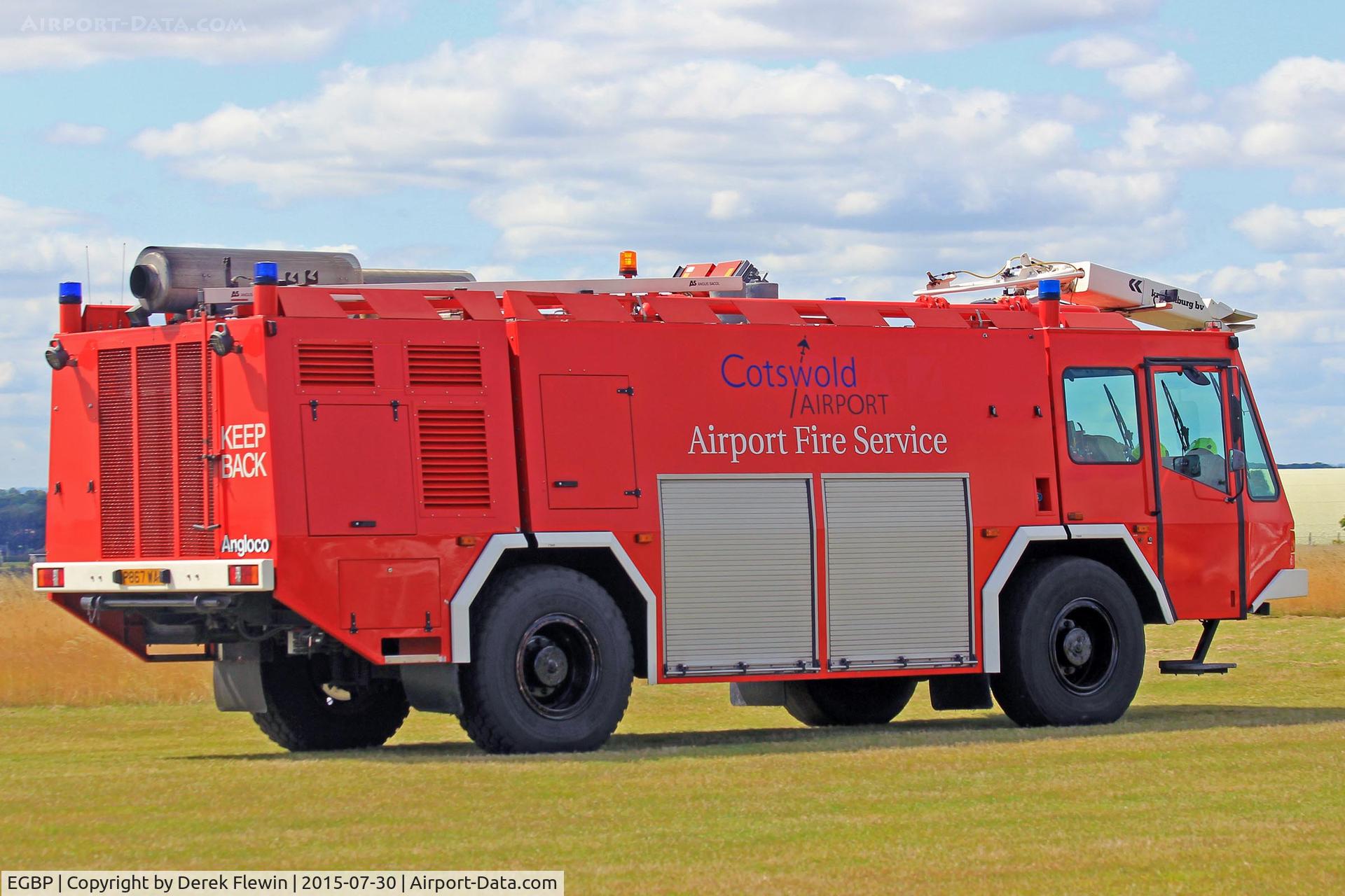Kemble Airport, Kemble, England United Kingdom (EGBP) - Main Fire Tender at EGBP..