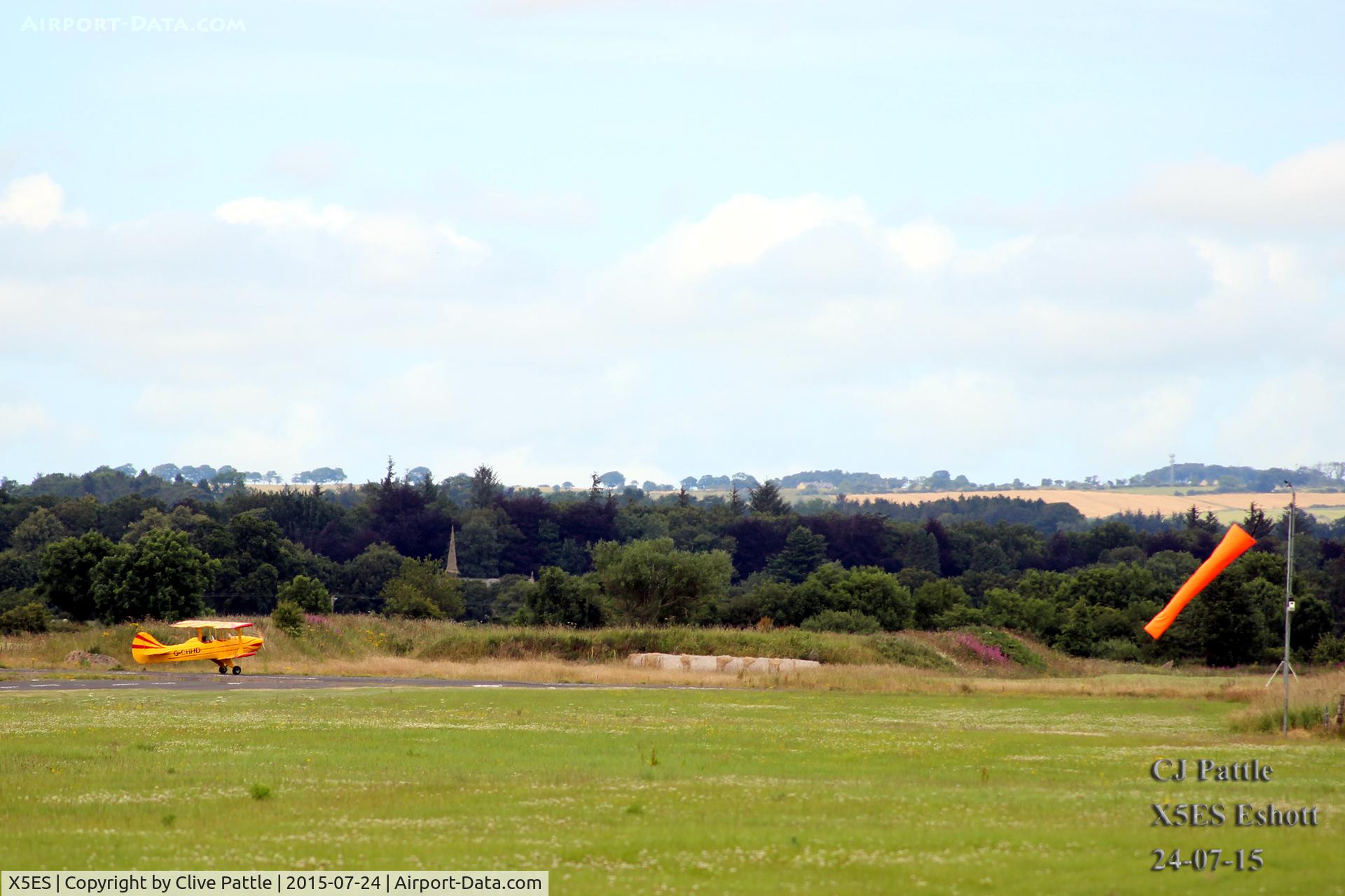 X5ES Airport - Airfield view at Eshott, Northumberland, UK X5ES