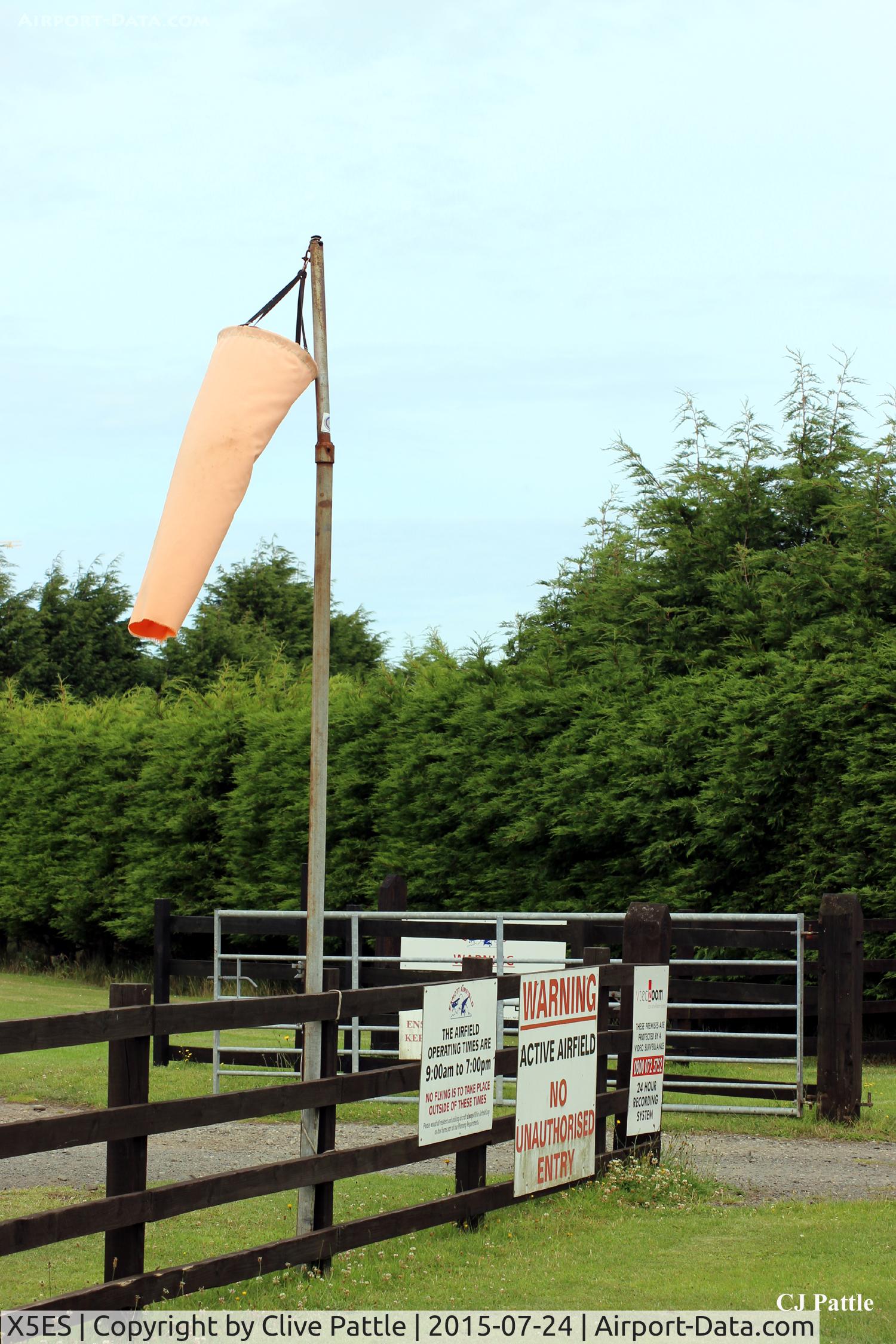 X5ES Airport - Airfield view at Eshott, Northumberland, UK X5ES
