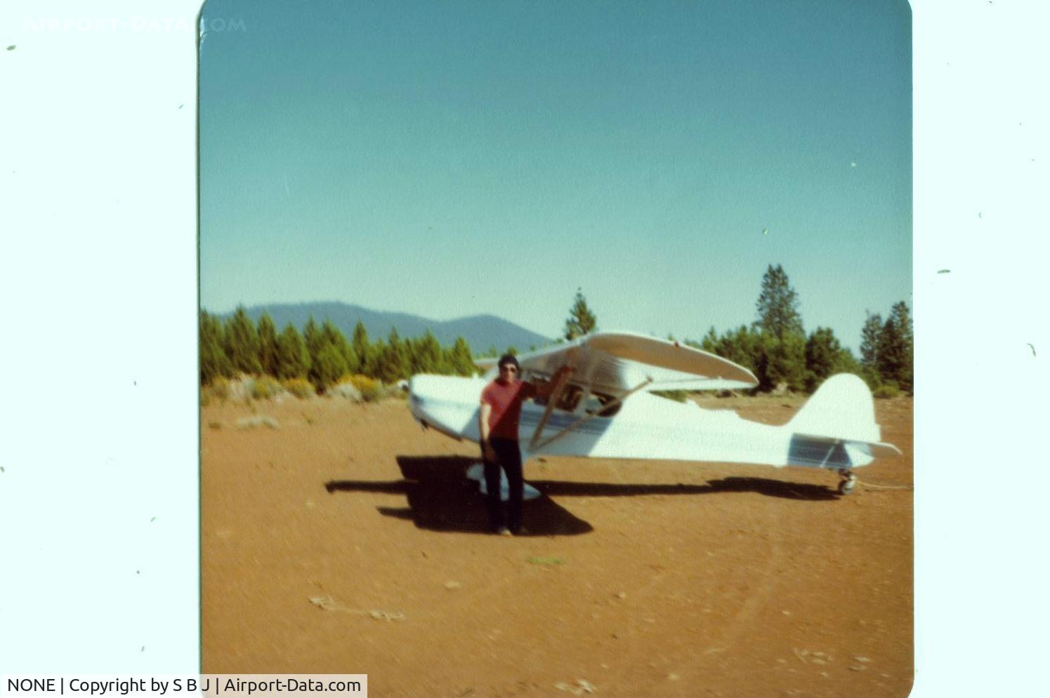 NONE Airport - Glenn Eagle airport.This poor picture (only one I have) was taken on our only visit to this beautiful dirt strip befor it closed.Was a short walk to Eagle Lake which is just east of Lasson National Park.This was in 1980.