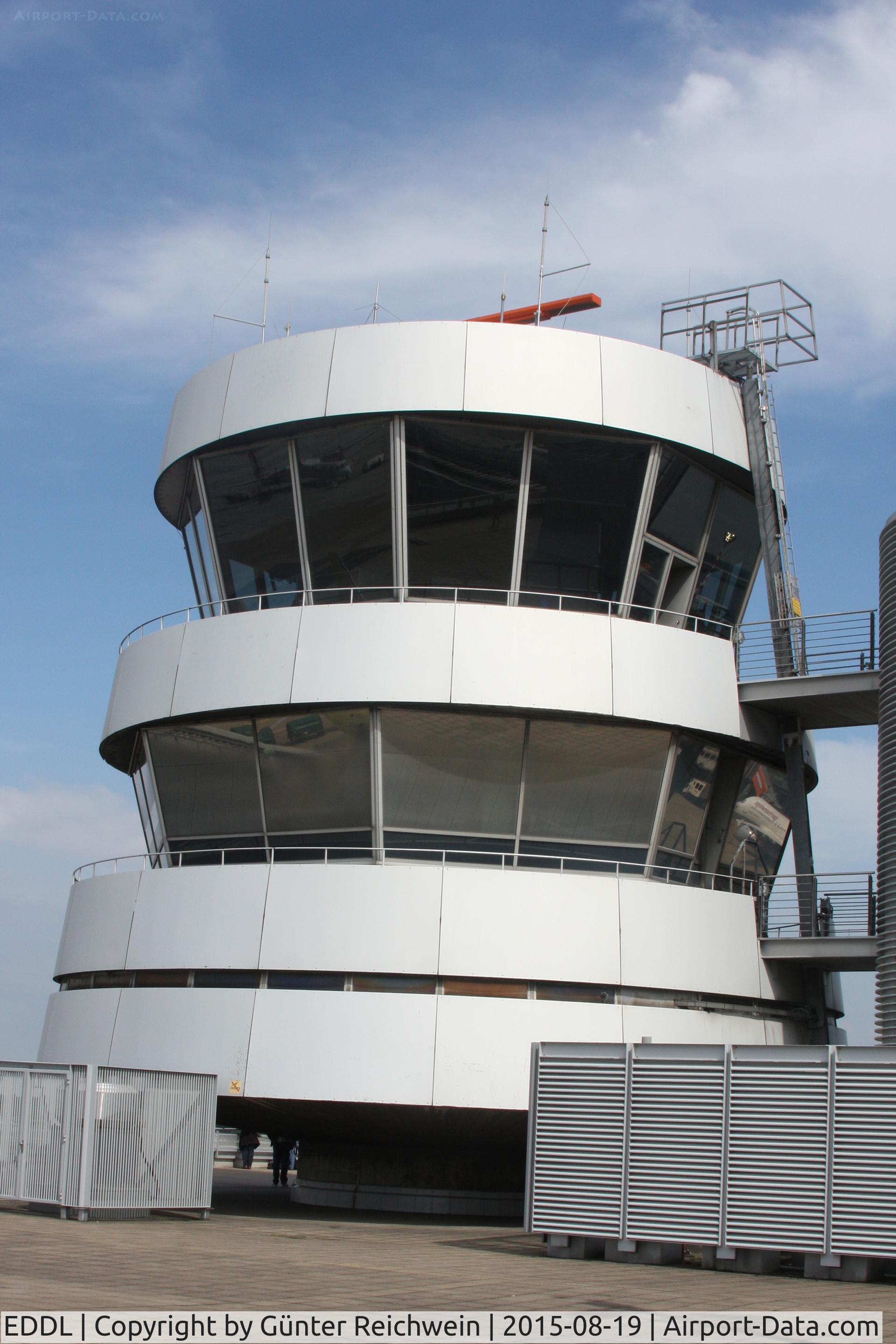 Düsseldorf International Airport, Düsseldorf Germany (EDDL) - Tower at visitors' gallery