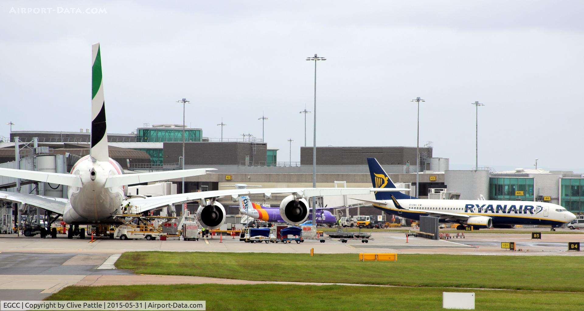 Manchester Airport, Manchester, England United Kingdom (EGCC) - Terminal view at Manchester EGCC
