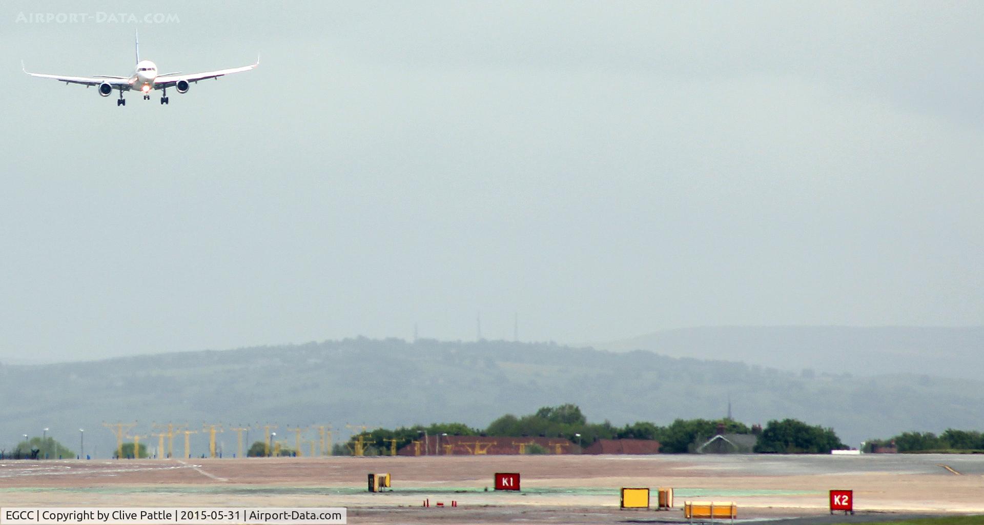 Manchester Airport, Manchester, England United Kingdom (EGCC) - Threshold view at Manchester airport EGCC