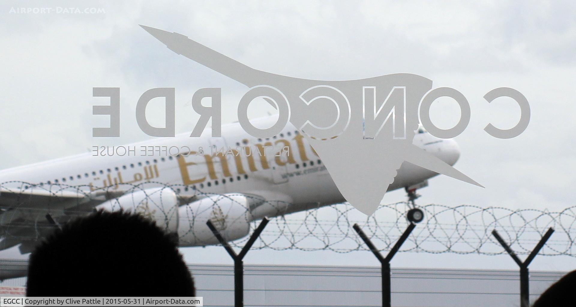 Manchester Airport, Manchester, England United Kingdom (EGCC) - You can enjoy a break and still view the aircraft at the newly refurbished/new owners Concorde Restaurant/Coffee House at the viewing area at Manchester airport EGCC. Excellent service and great food - right next to the displayed Concorde.