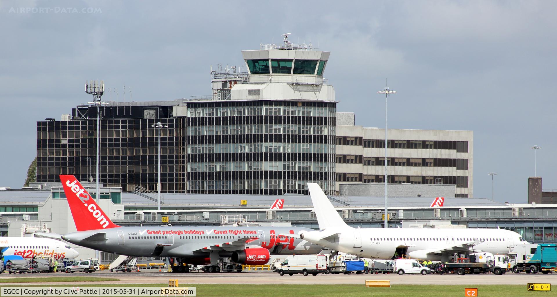 Manchester Airport, Manchester, England United Kingdom (EGCC) - More terminal activity at Manchester EGCC