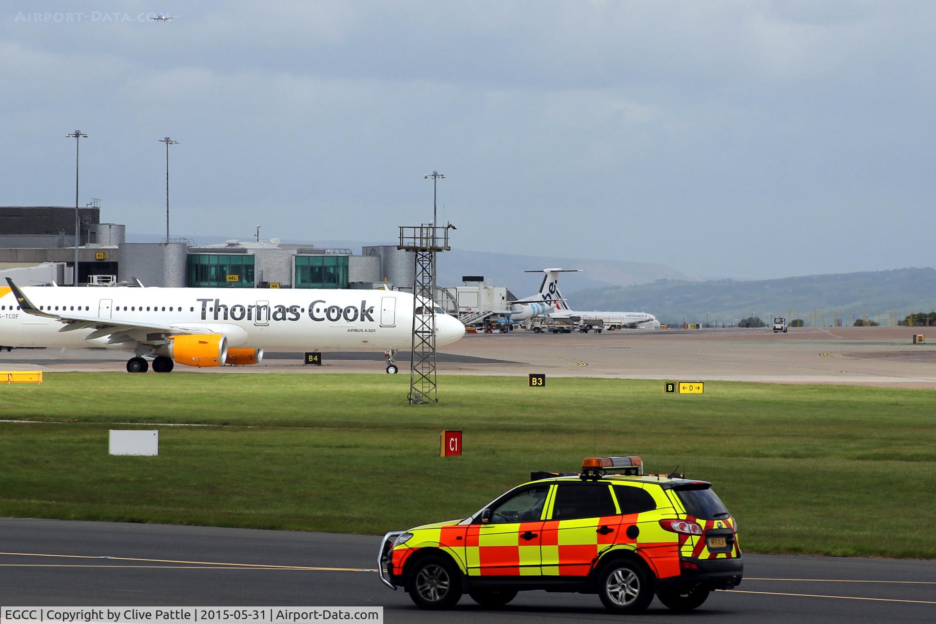 Manchester Airport, Manchester, England United Kingdom (EGCC) - Airside operations at Manchester airport EGCC
