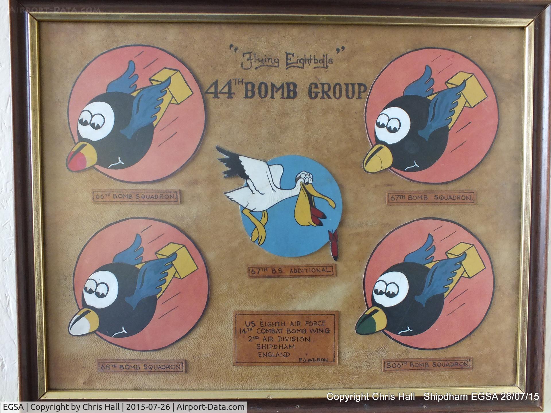 Shipdham Airport, Shipdham, England United Kingdom (EGSA) - inside the club house at this former USAAF airbase