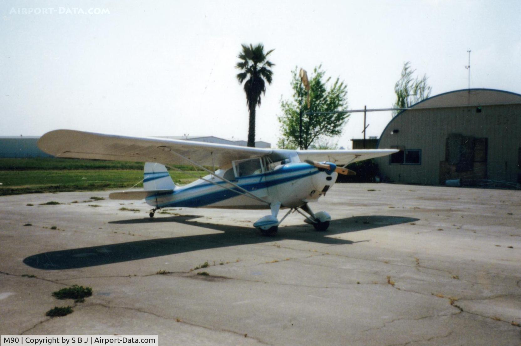 William Robert Johnston Municipal Airport (M90) - N9078E in front of what must have been the FBO at one time.You can tell by the front door,they are no longer open.Was able to buy gas there in the 80s,but that too is long gone.