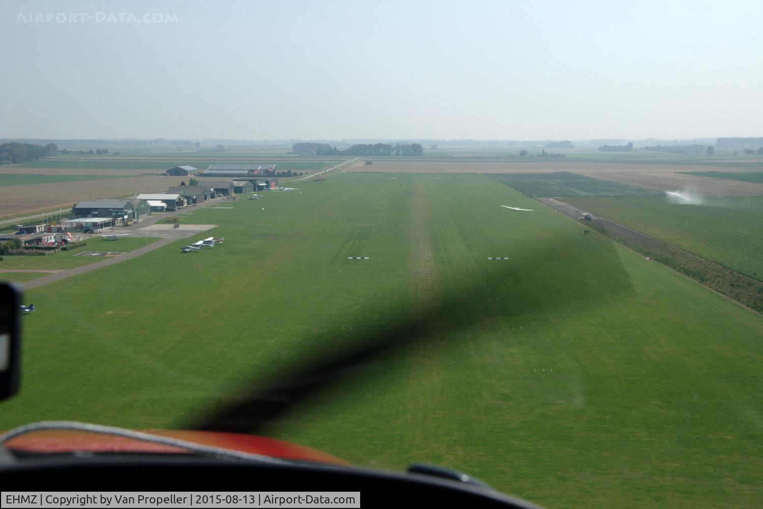 Midden-Zeeland Airport, Middelburg, Zeeland Netherlands (EHMZ) - Final approach of vliegveld Midden-Zeeland in the scenic southwestern part of the Netherlands.