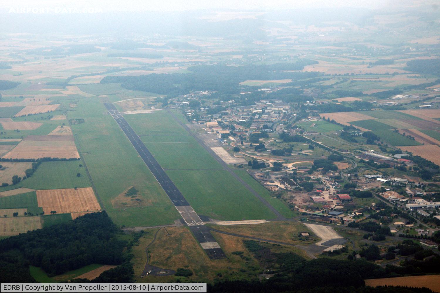 Bitburg Airport, Bitburg Germany (EDRB) - Bitburg airport seen from the eastern side.