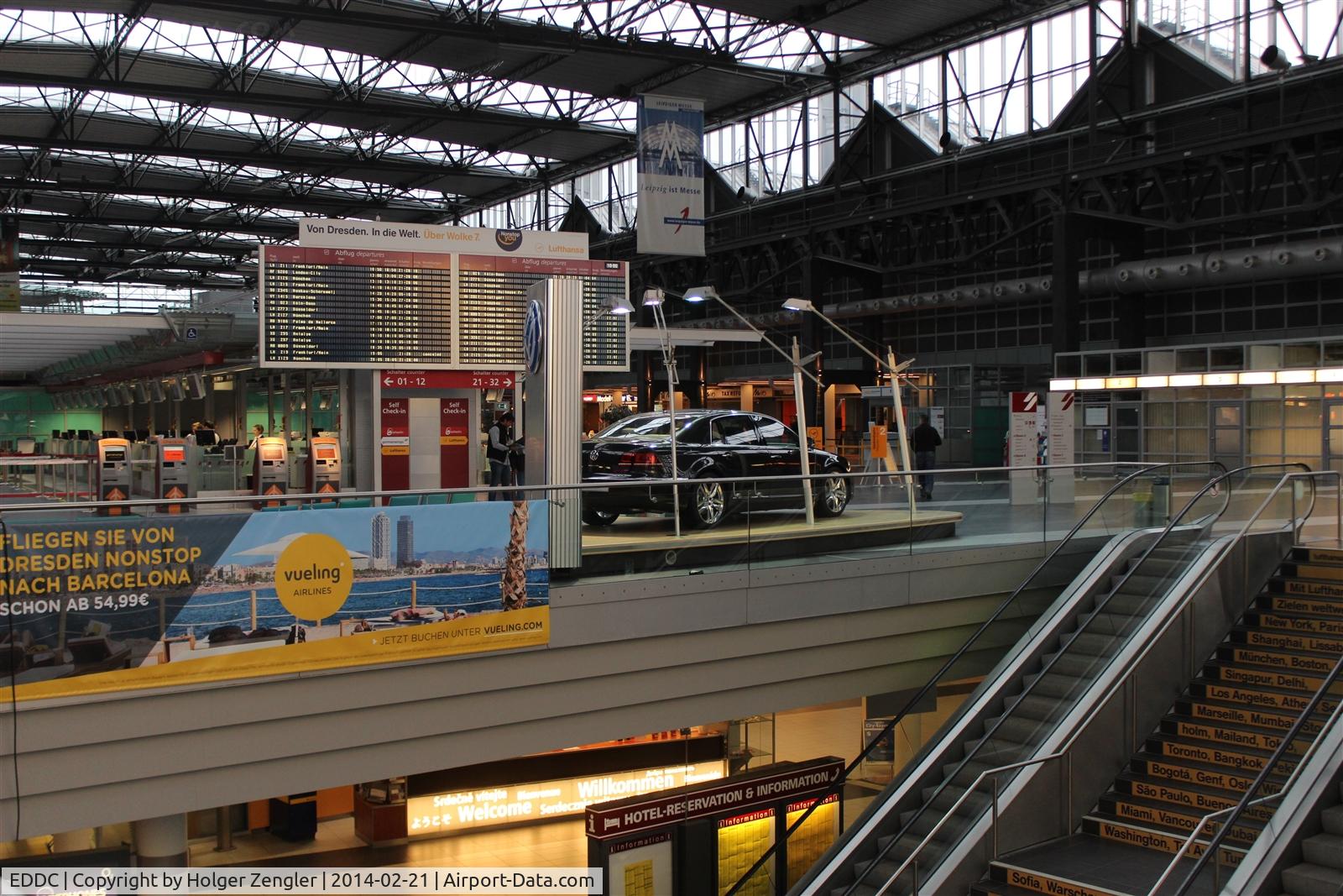 Dresden Klotzsche Airport, Dresden Germany (EDDC) - DRS main hall.....