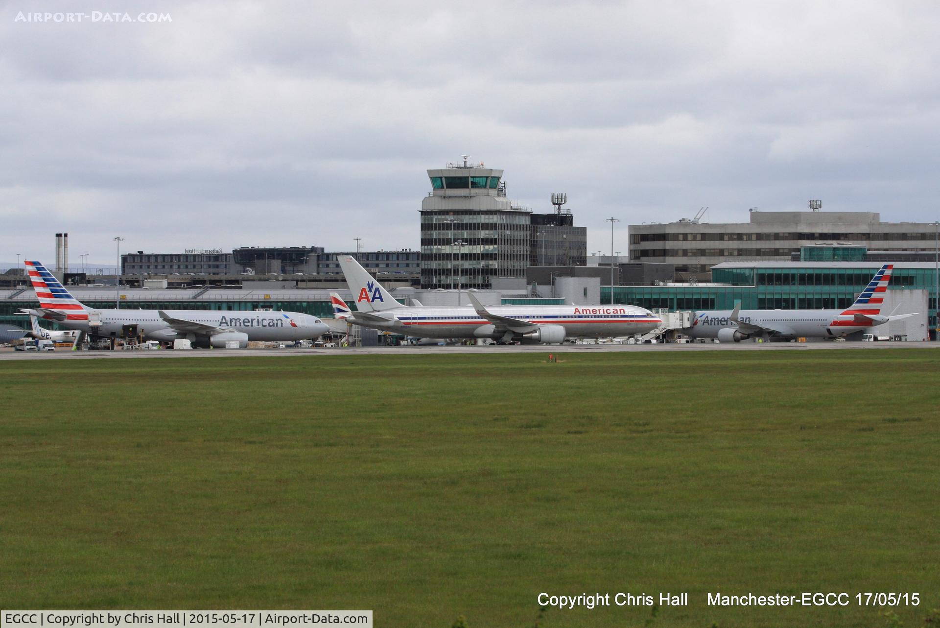 Manchester Airport, Manchester, England United Kingdom (EGCC) - American Airlines at Manchester