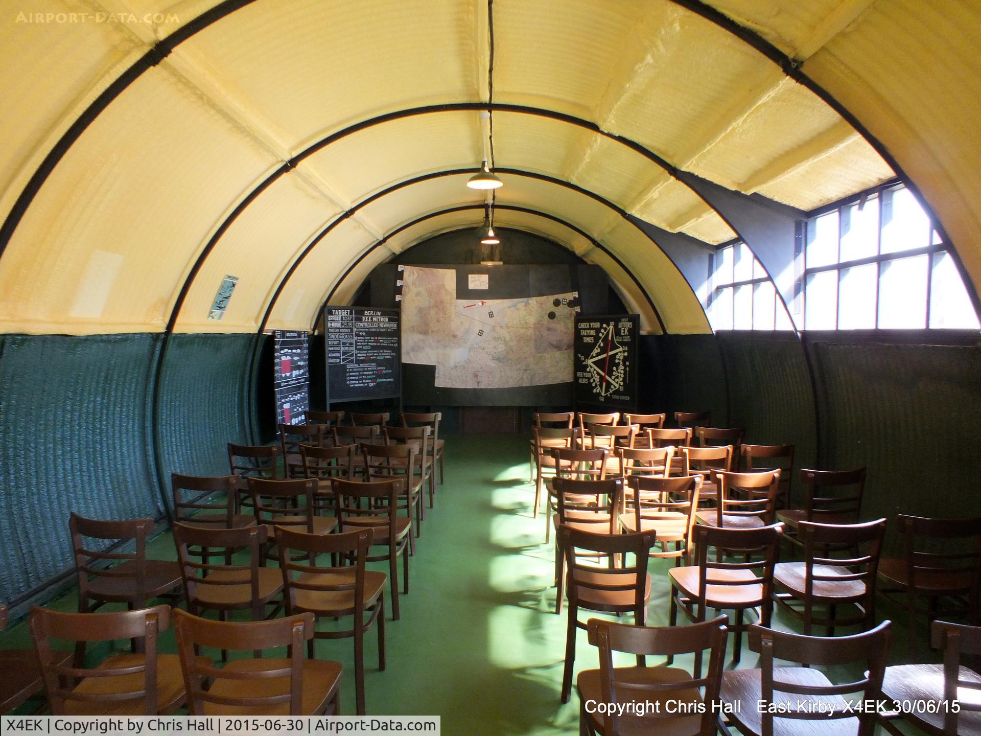 X4EK Airport - Breifing room at the Lincolnshire Aviation Heritage Centre, RAF East Kirkby