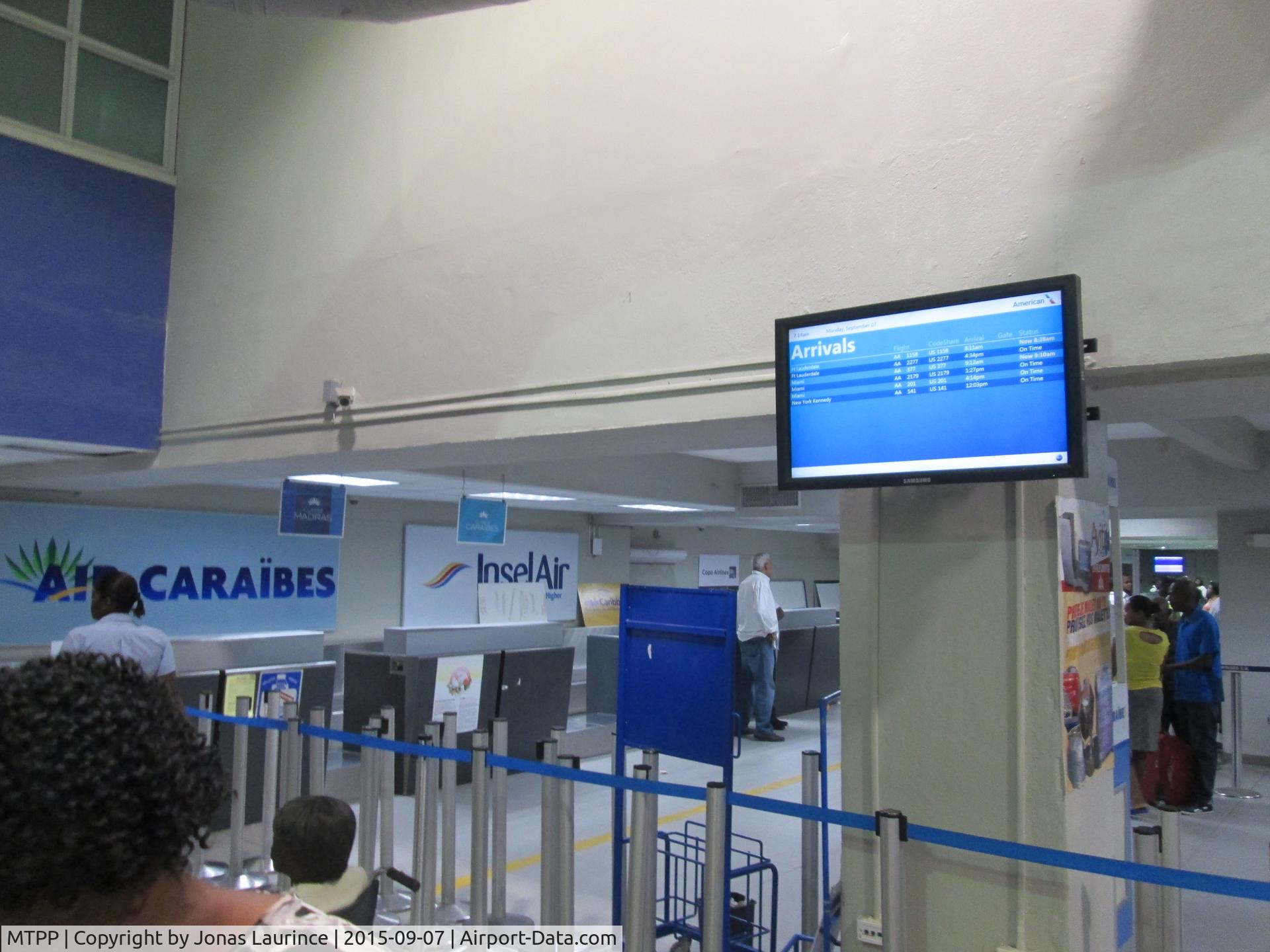 Port-au-Prince International Airport (Toussaint Louverture Int'l), Port-au-Prince Haiti (MTPP) - Inside the Airport of Port-au-Prince