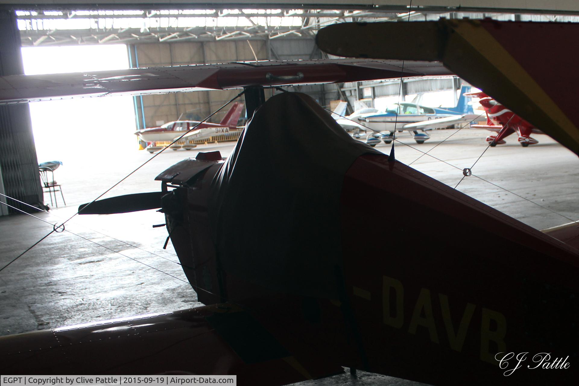 Perth Airport (Scotland), Perth, Scotland United Kingdom (EGPT) - Hangar view at Perth EGPT