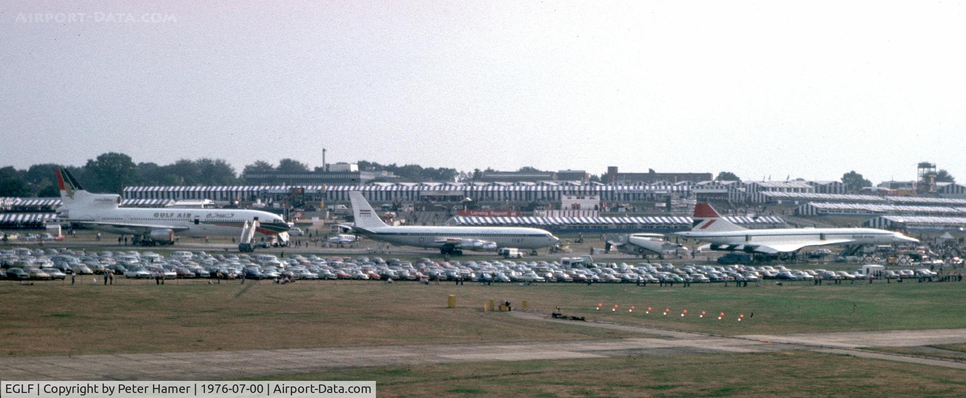 Farnborough Airfield Airport, Farnborough, England United Kingdom (EGLF) - SBAC 1976