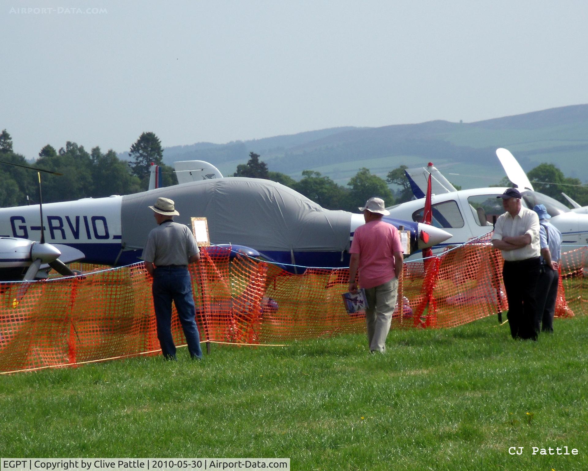 Perth Airport (Scotland), Perth, Scotland United Kingdom (EGPT) - Static display providing interest to the large crowd at the Heart of Scotland Airshow held at Perth (Scone) airfield EGPT